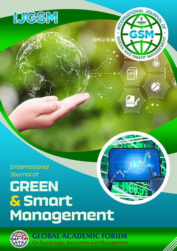 					View Vol. 1 No. 1 (2024): Vol. 1, No. 1 (2024): International Journal on Green and Smart Management (IJGSM)
				